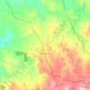 Topografische kaart Borenore, hoogte, reliëf