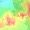 Topografische kaart Mollongghip, hoogte, reliëf