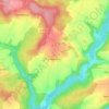 Topografische kaart Faverolles, hoogte, reliëf