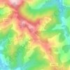 Topografische kaart Gaínza, hoogte, reliëf
