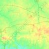 Topografische kaart Itki, hoogte, reliëf