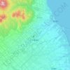 Topografische kaart Nakashibetsu, hoogte, reliëf