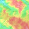 Topografische kaart Pierrefitte, hoogte, reliëf