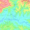 Topografische kaart Taquara, hoogte, reliëf