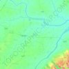 Topografische kaart Baloda Bazar Tahsil, hoogte, reliëf