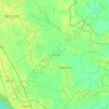 Topografische kaart Bhagwanpur, hoogte, reliëf