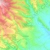 Topografische kaart Payo de Ojeda, hoogte, reliëf