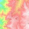 Topografische kaart Chugchillan, hoogte, reliëf