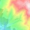 Topografische kaart Cerdeira, hoogte, reliëf