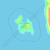 Topografische kaart Jones Island, hoogte, reliëf