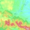 Topografische kaart Pardos, hoogte, reliëf