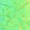 Topografische kaart Isselburg, hoogte, reliëf