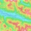 Topografische kaart Gaishorn am See, hoogte, reliëf