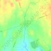 Topografische kaart Mosside, hoogte, reliëf