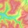 Topografische kaart Vencimont, hoogte, reliëf