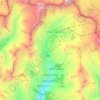 Topografische kaart Valtournenche, hoogte, reliëf