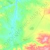 Topografische kaart Martín de la Jara, hoogte, reliëf
