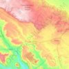 Topografische kaart Gravina in Puglia, hoogte, reliëf