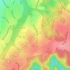 Topografische kaart Ruse, hoogte, reliëf