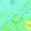Topografische kaart Jacobidrebber, hoogte, reliëf