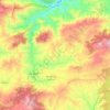 Topografische kaart Ajdir أجدير, hoogte, reliëf