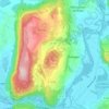 Topografische kaart Parves-et-Nattages, hoogte, reliëf