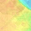 Topografische kaart 6 de Diciembre, hoogte, reliëf