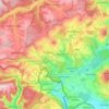 Topografische kaart 78250, hoogte, reliëf