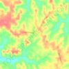 Topografische kaart Vina, hoogte, reliëf