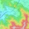 Topografische kaart Solofra, hoogte, reliëf