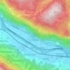 Topografische kaart Pettnau, hoogte, reliëf