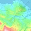Topografische kaart Sosúa, hoogte, reliëf