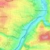 Topografische kaart Aldingen, hoogte, reliëf