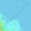 Topografische kaart Kalibo, hoogte, reliëf