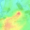 Topografische kaart Oberg, hoogte, reliëf