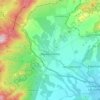 Topografische kaart Guadarrama, hoogte, reliëf