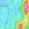 Topografische kaart Kampung Ampang Indah, hoogte, reliëf