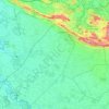 Topografische kaart Glane, hoogte, reliëf