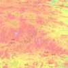 Topografische kaart 安多县 ཨ་མདོ་རྫོང།, hoogte, reliëf