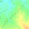 Topografische kaart Kaprona, hoogte, reliëf