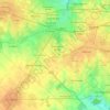 Topografische kaart Partido de Merlo, hoogte, reliëf