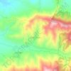 Topografische kaart Kocaaliler Mahallesi, hoogte, reliëf