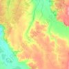 Topografische kaart Кита, hoogte, reliëf