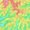 Topografische kaart Laßnitzhöhe, hoogte, reliëf