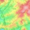 Topografische kaart 42113, hoogte, reliëf