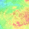 Topografische kaart Svedala kommun, hoogte, reliëf