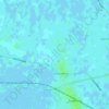 Topografische kaart Noordhorn, hoogte, reliëf