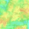 Topografische kaart Holste, hoogte, reliëf