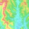 Topografische kaart Cortandone, hoogte, reliëf