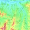 Topografische kaart Barbezieux-Saint-Hilaire, hoogte, reliëf